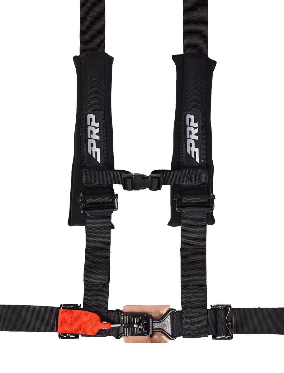 PRP Seats 4.2 Harness with Latch and Link Lap Belt Black - SB4.2LL