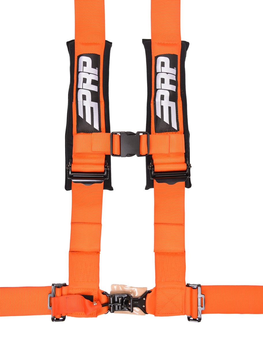 PRP Seats 4.3 Harness 4 point Harness with 3 inch Belts Orange - SB4.3O