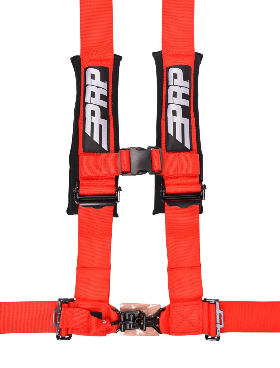 PRP Seats 4.3 Harness 4 point Harness with 3 inch Belts Red - SB4.3R