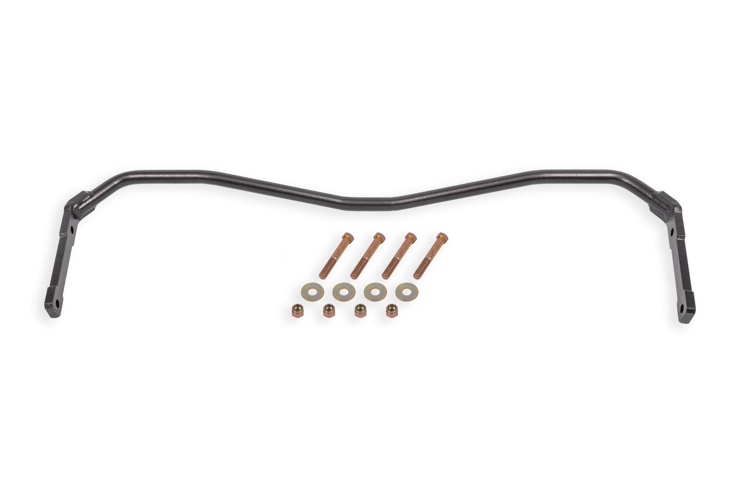 BMR Fabrication Sway Bar Kit, Rear, Hollow 1.00", Non-adjustable - Black Hammertone (1964-1972 A-Body) - SB402H
