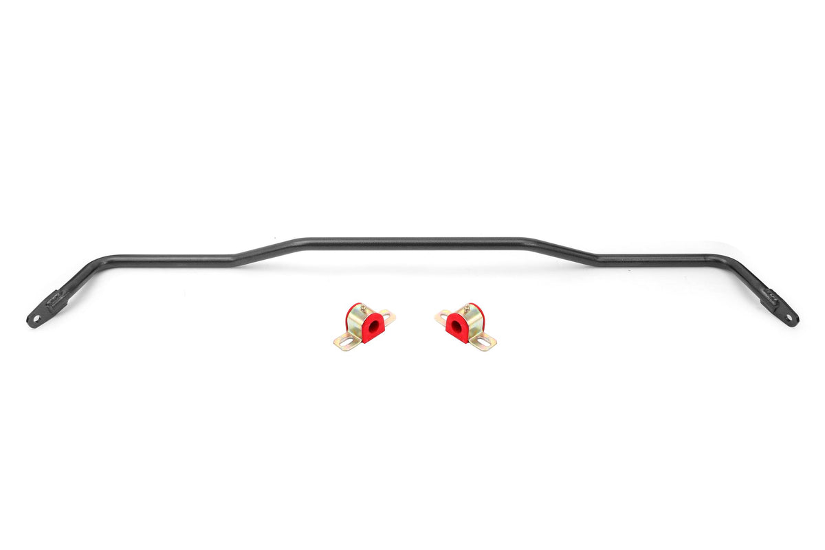 BMR Suspension Sway Bar Kit, Rear, Hollow 22mm, Non-adjustable - Black Hammertone (2015-2026 Mustang) - SB762H
