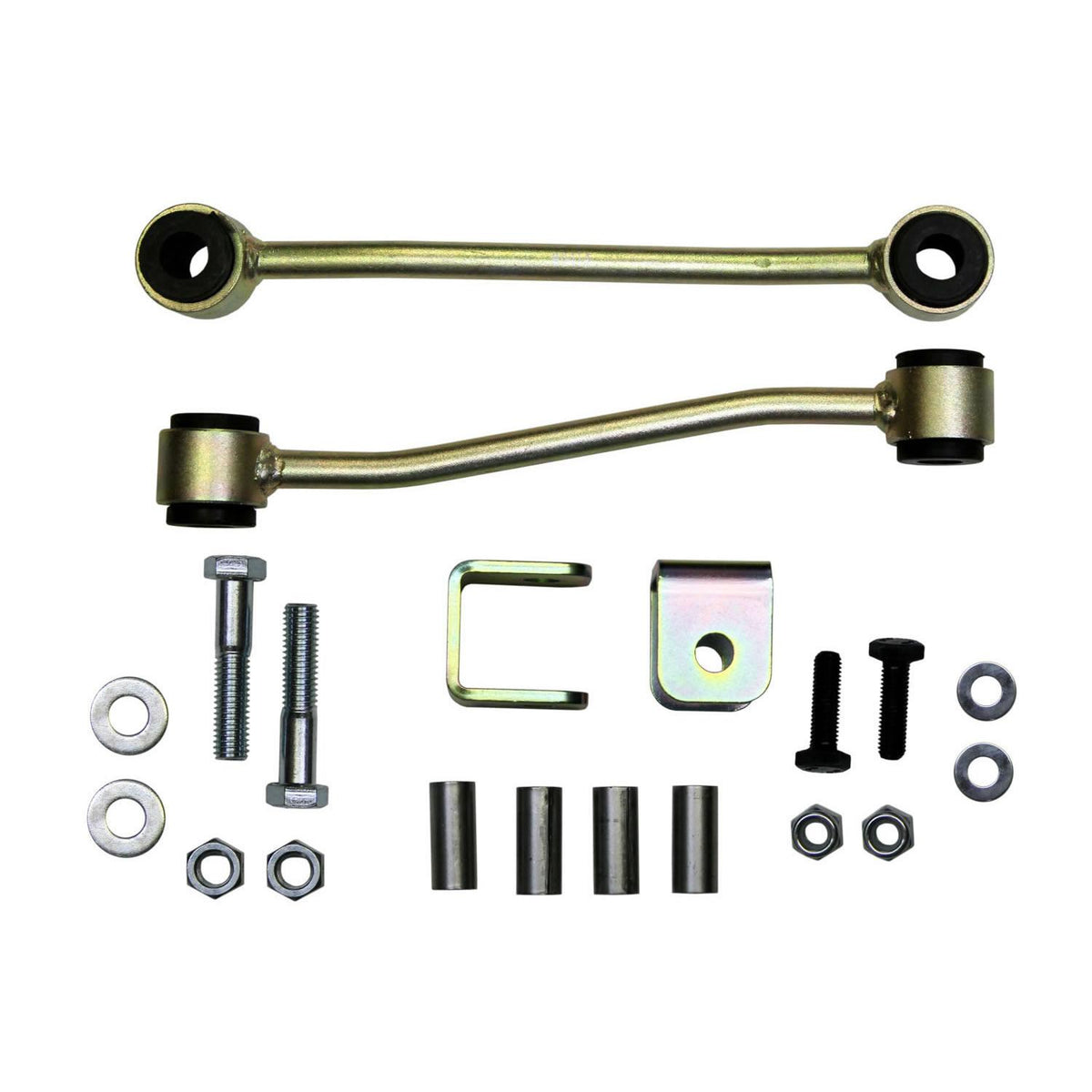 Skyjacker Sway Bar Extended End Links Front Lift Height 4 Inch Black Rubber Bushings 97-06 Jeep Wrangler 97-06 Jeep TJ - SBE401