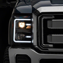 Raxiom Led Projector Headlights With Switchback Turn Signals; Black Housing; Clear Lens (2011-2016 F-250 Super Duty, F-350 Super Duty) - SD3620