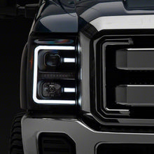 Raxiom Led Projector Headlights With Switchback Turn Signals; Black Housing; Clear Lens (2011-2016 F-250 Super Duty, F-350 Super Duty) - SD3620