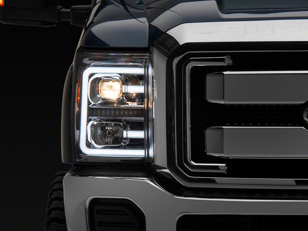 Raxiom Led Projector Headlights With Switchback Turn Signals (2011-2016 F-250 Super Duty, F-350 Super Duty) - SD3621