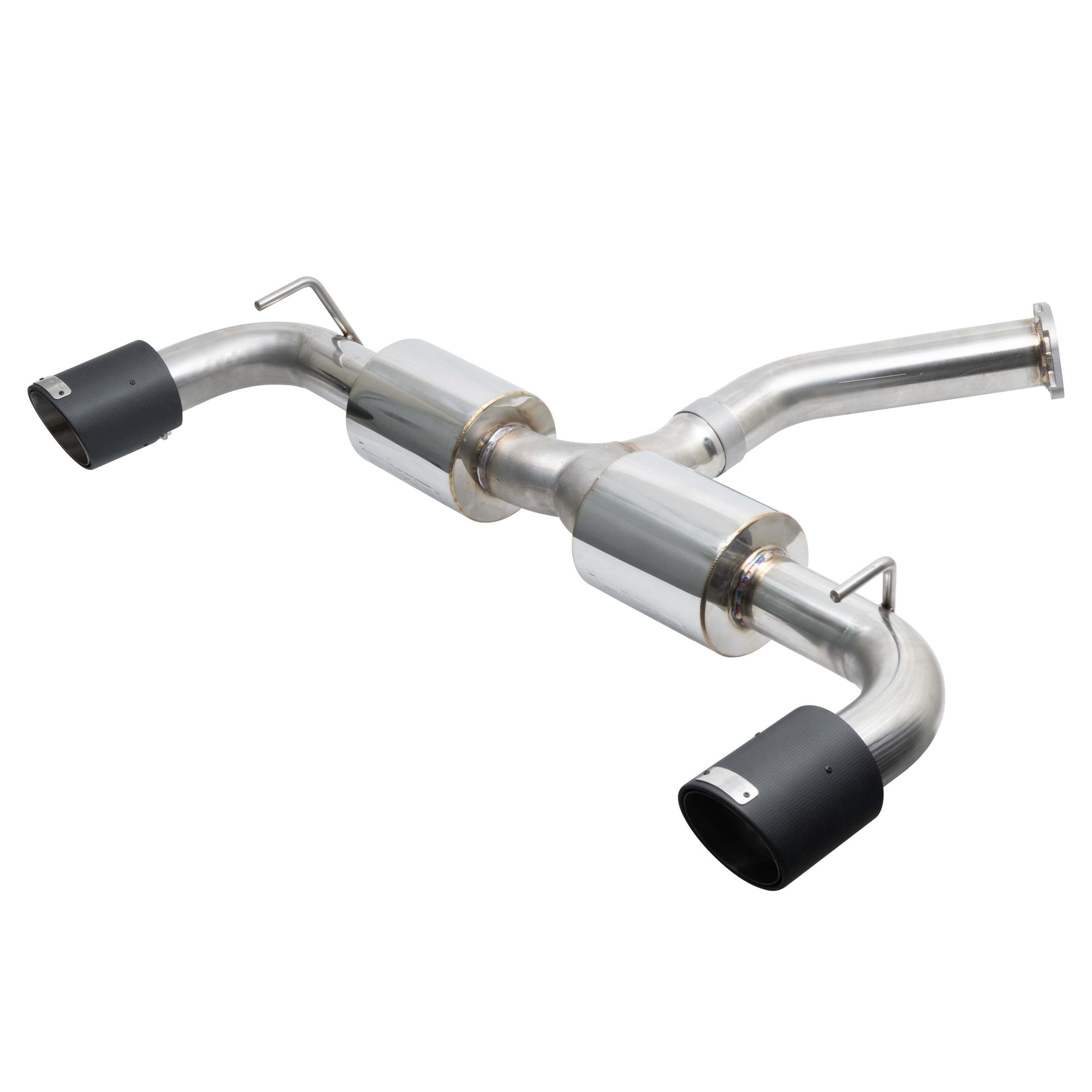 Injen Axle Back Exhaust System - Carbon Fiber Tips (2019-2022 Hyundai Veloster N L4-2.0L Turbo
) - SES1343ABCF