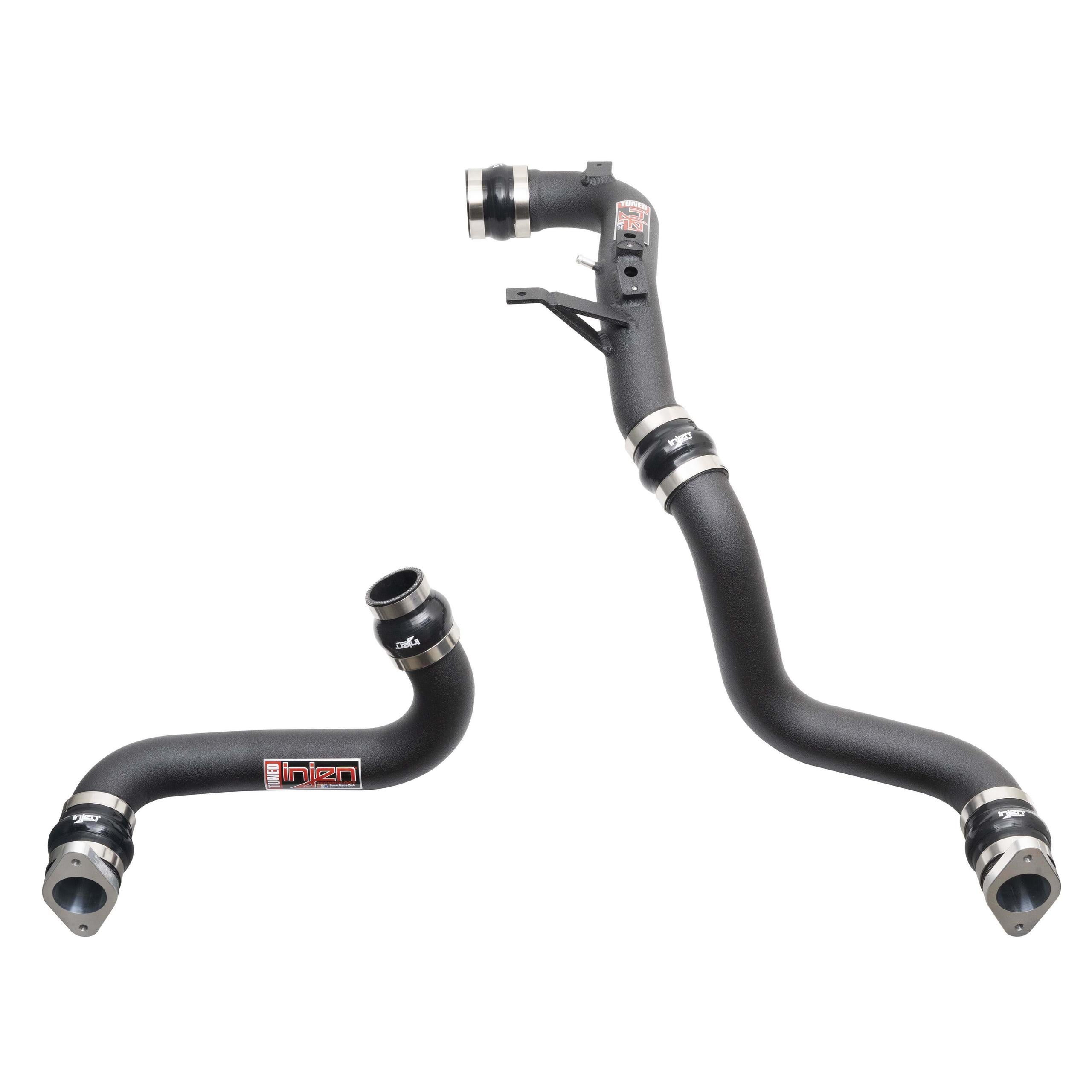 Injen Ses Wrinkle Black Intercooler Pipes (2022-2024 Civic, Civic Si, Integra) - SES1586ICPWB