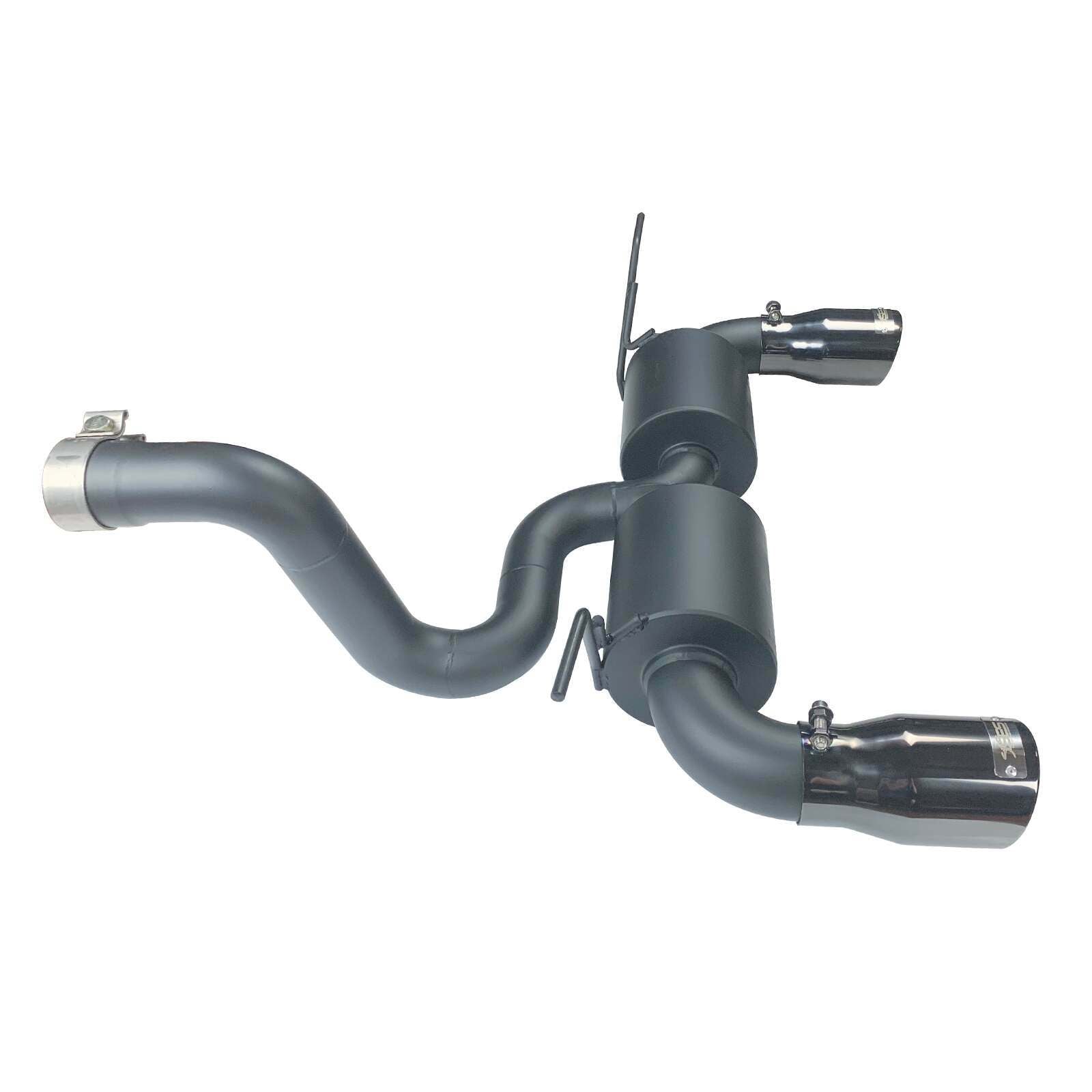 Injen Injen Dual Muffler Axle Back Exhaust System 2018-2020 Jeep Wrangler JL V6-3.6L 2018-2020 Jeep Wrangler JL L4-2.0L Turbo (2018-2020 Wrangler JL 3.6L, 2.0L Turbo) - SES5005BLK