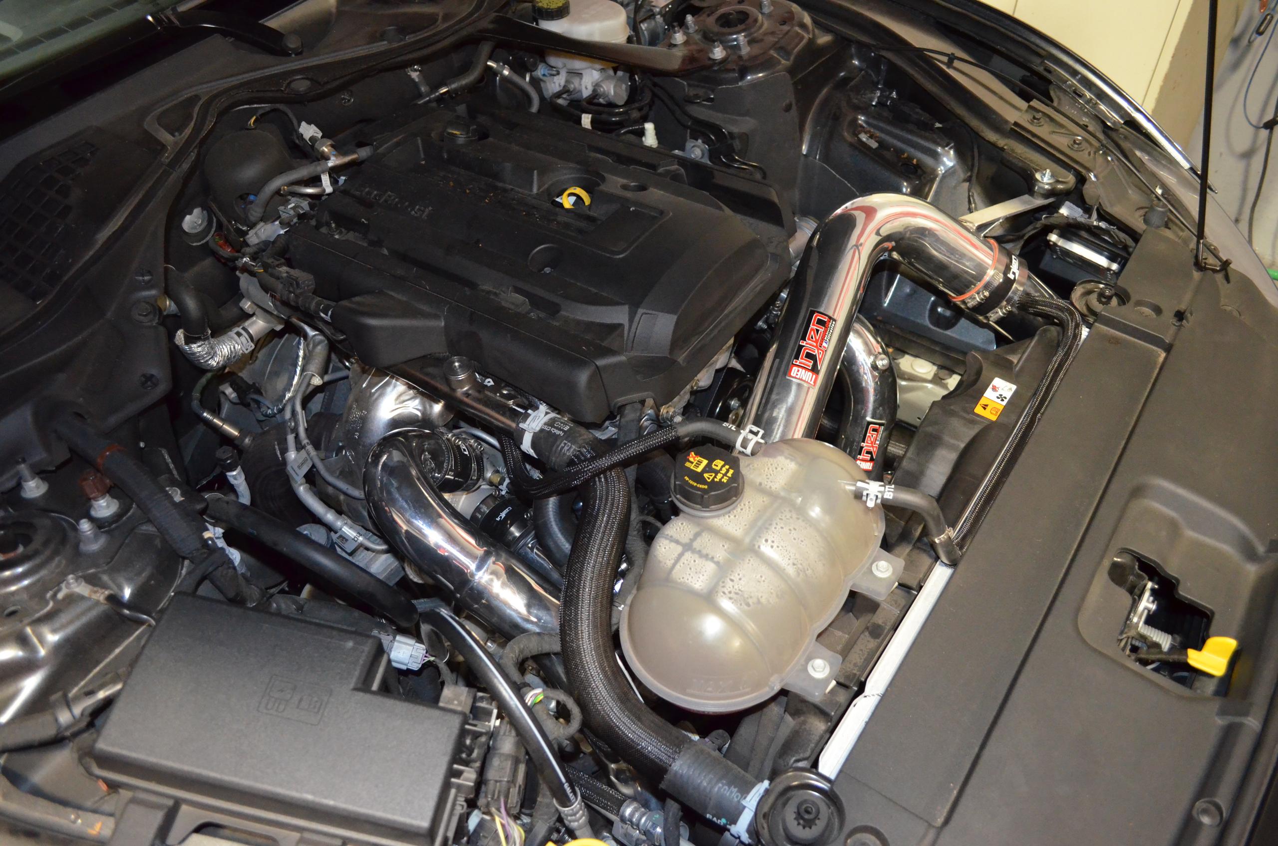 Injen SES Intercooler Pipes (2015-2019 Mustang 2.3L Turbo) - SES9200ICPWB