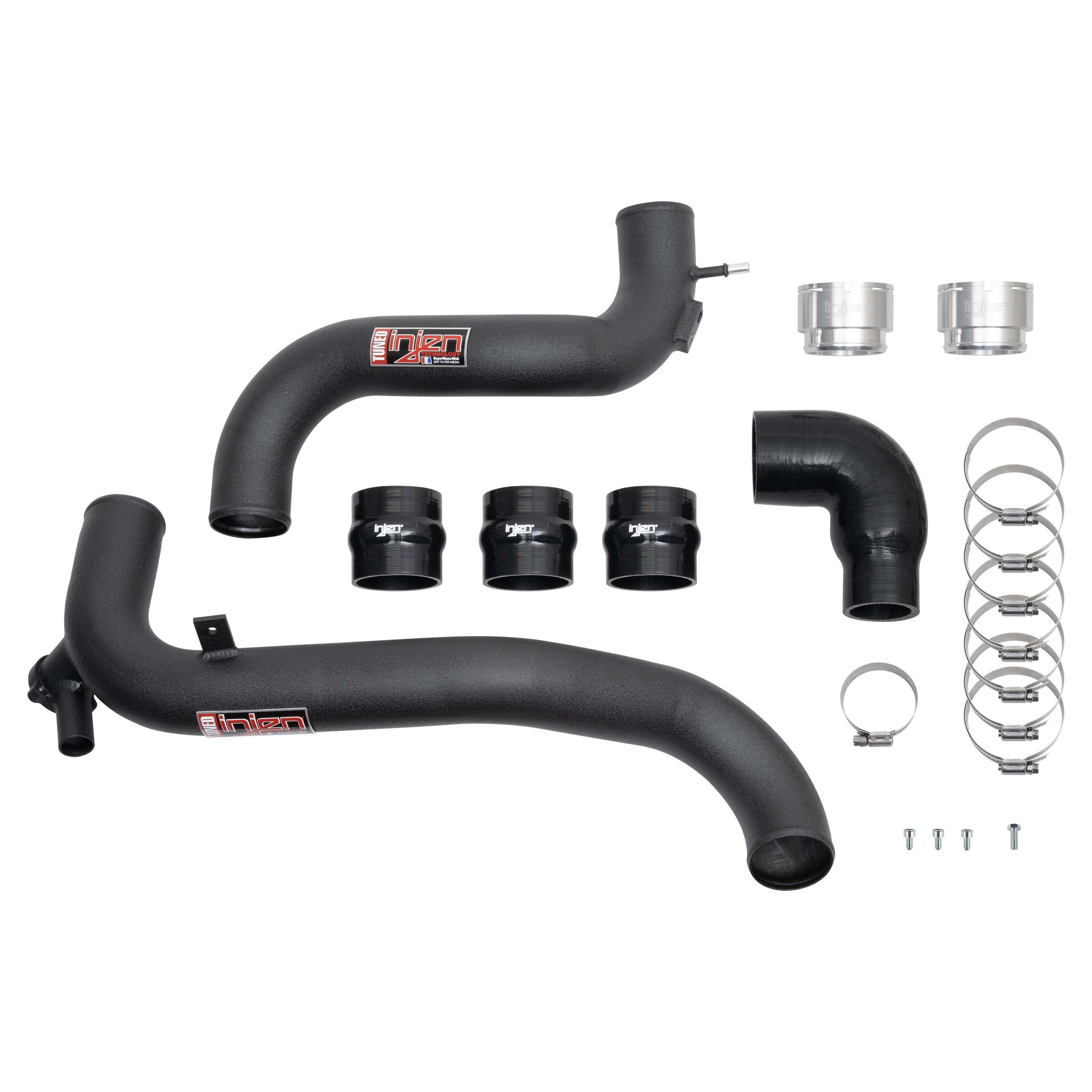 Injen Ses Wrinkle Black Intercooler Pipes (2021-2024 Bronco) - SES9300ICPWB