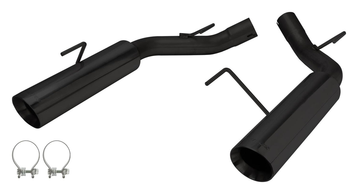 Pypes 2005-2010 Mustang Pype Bomb Axle Back 304 Stainless Black Powder Coated - SFM60MSB