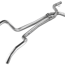 Pypes Cat Back System Split Rear Dual Exit 2.5 intermediate Pipe And Tailpipe Hardware Incl Muffler And Tip Not Incl Natural Finish 409 Stainless Steel Pypes Exhaust - SFM65