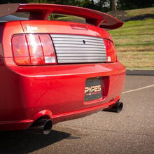 Pypes Cat Back Exhaust System 05-10 Mustang GT Split Rear Dual Exit 2.5 in Intermediate And Tail Pipe M80 Muffler/Hardware/4 in Polished Tips Incl Natural Finish 409 Stainless Steel Pypes Exhaust - SFM66M