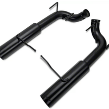 Pypes Pype Bomb Series Axle Back Exhaust System 11-14 Mustang V6 Split Rear Dual Exit 4 in Black Tips Hardware Not Incl Black Finish 304 Stainless Steel Pypes Exhaust - SFM79MSB