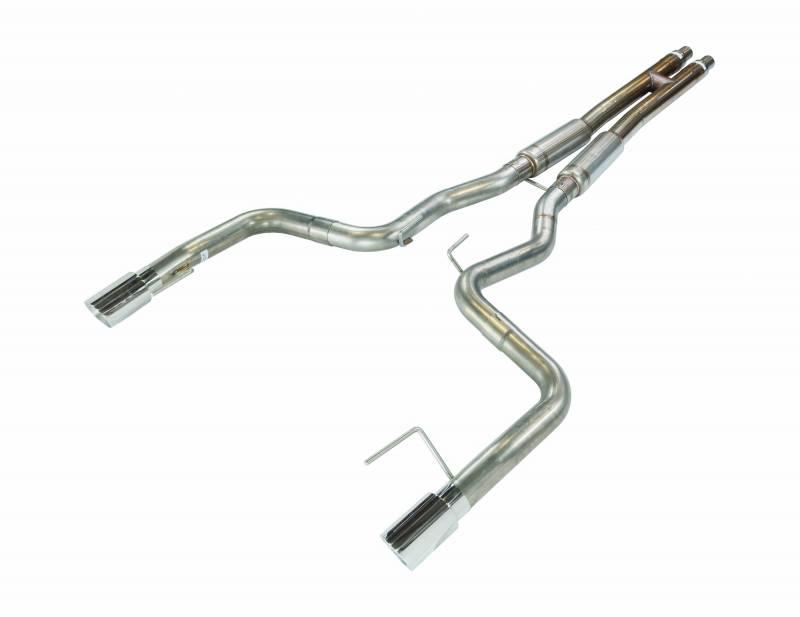 Pypes 3" H-Bomb Bullet Mid-Mufflers Cat-Back Exhaust Kit (Stainless Tips) | 2026 Mustang GT
