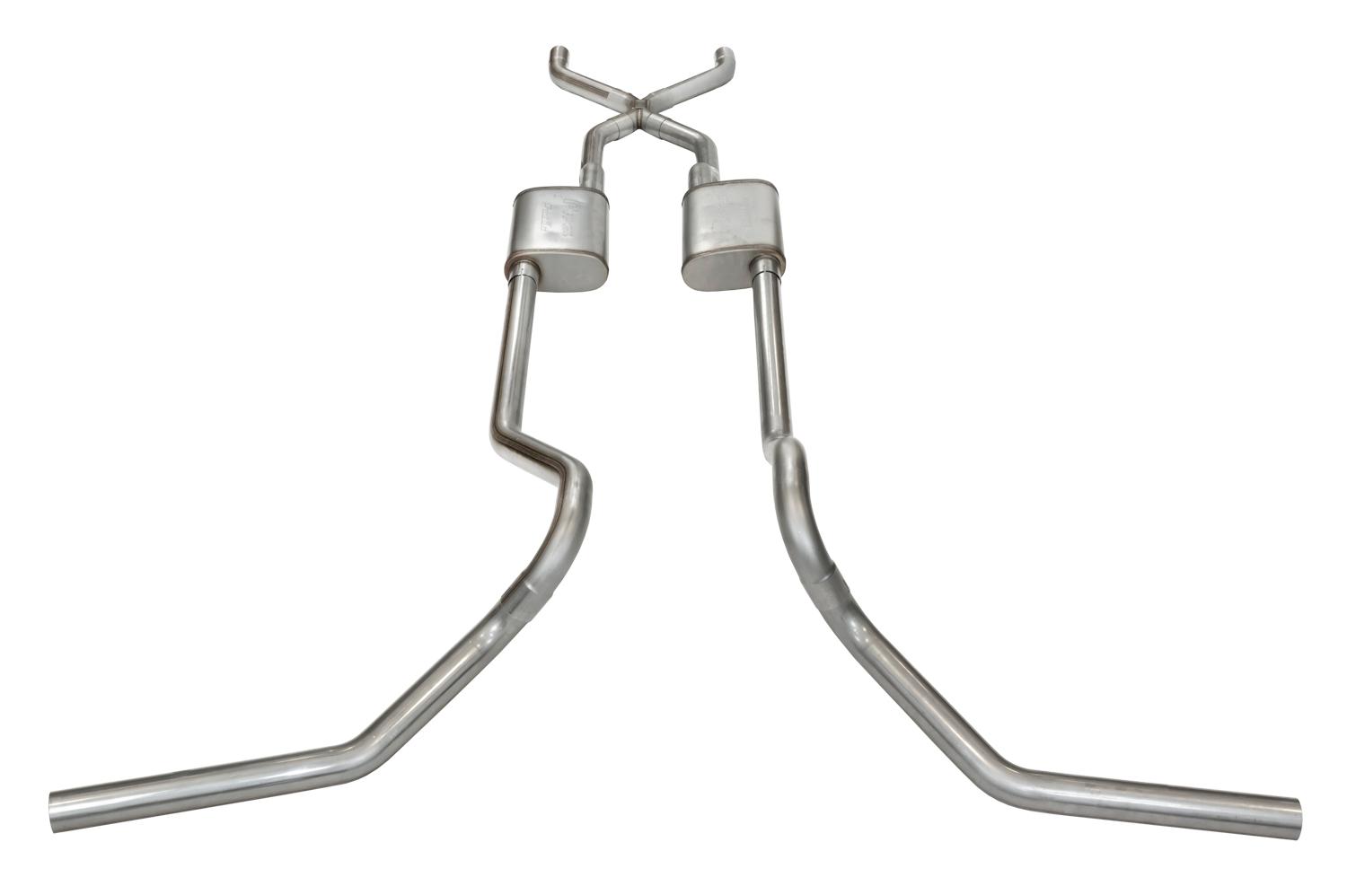 Pypes Ford Crossmember Back Exhaust For 65-76 F-100/F-150 Violator Muffler Pypes Exhaust - SFT65V