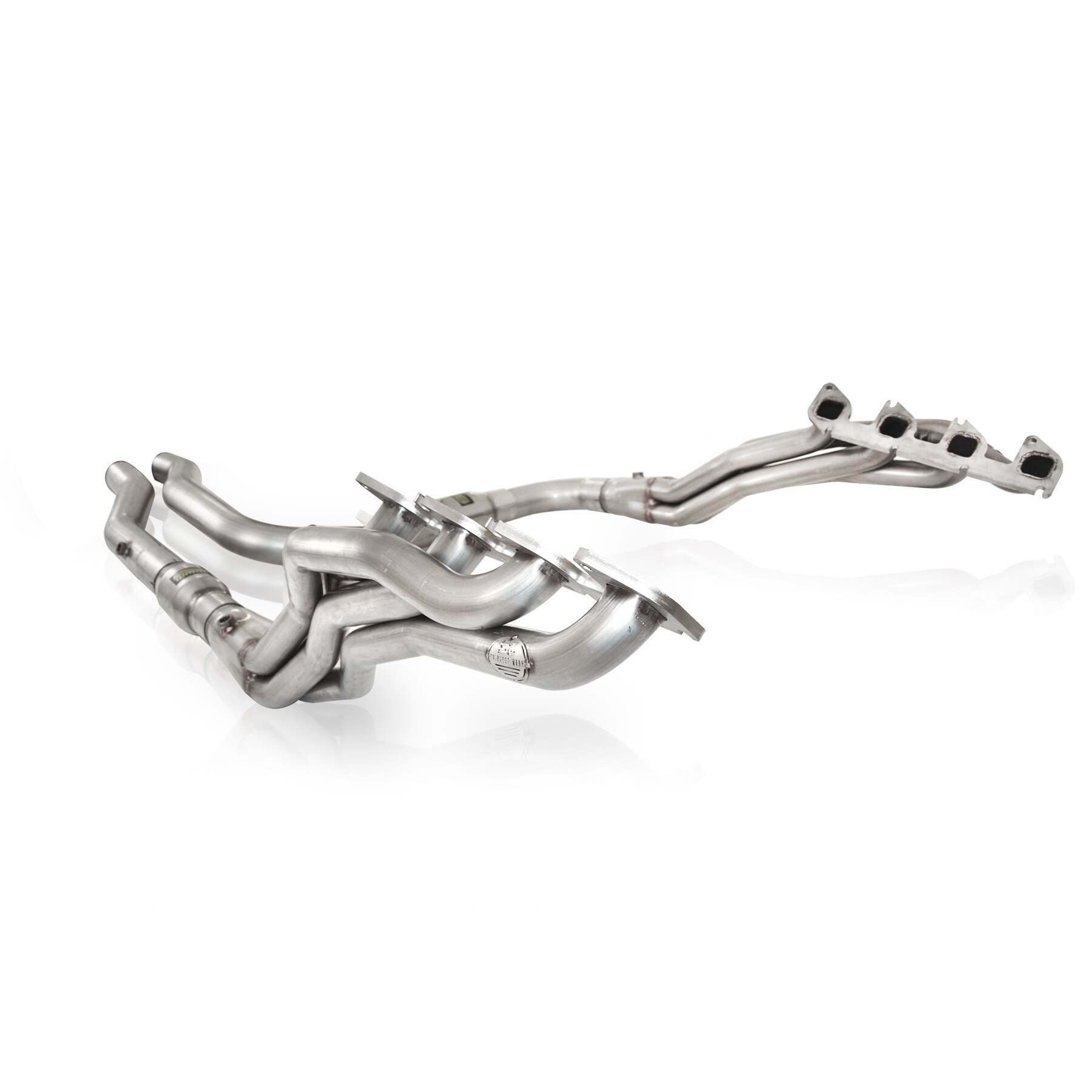 Stainless Power SFTR12HCAT 2010-2014 Ford Raptor 6.2L SuperCab 1.875" x 3" Longtube Headers with 3" Catted Lead Pipes (For Lightning or Dump Exhaust)