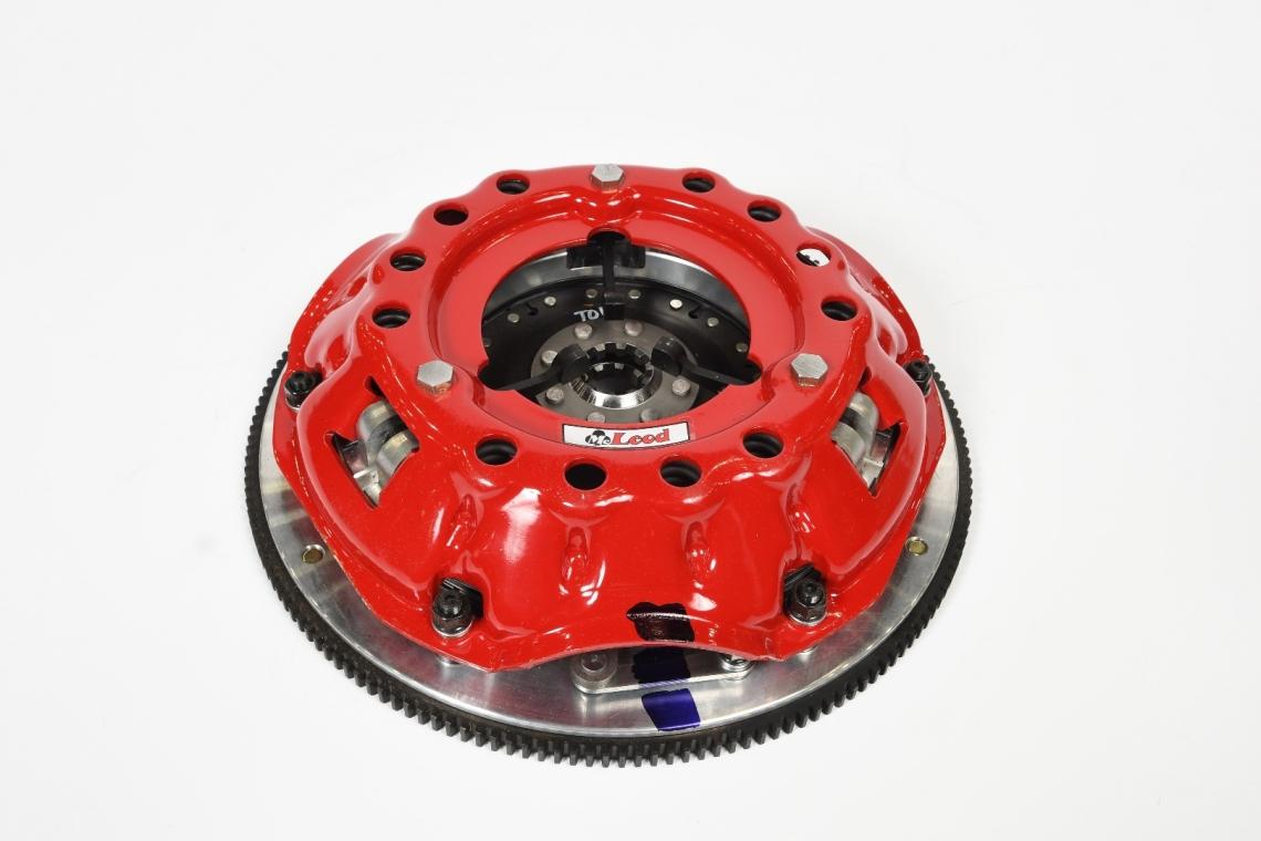 Mcleod Racing 83301B07M SFT 2000 Twin Disc Clutch Kit with Aluminum Flywheel (SBF 1964-95 157T B&B/L 1-1/8 x 26 spline)