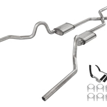 Pypes 1968-72 Olds 442 Crossmember-Back Valance Exit Xpipe Race Pro Muffler - SGA18R