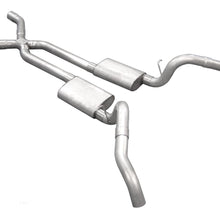 Pypes Crossmember Back w/X-Pipe Exhaust System 67-69 Split Rear Dual Exit 3 in Intermediate And Tail Pipe Violator Mufflers/Hardware Incl Tip Not Incl Natural 409 Stainless Steel Pypes Exhaust - SGF63V