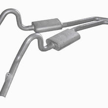 Pypes Cat Back Exhaust System 78-88 GM G-Body Split Rear Dual Exit 2.5 in Intermediate Pipe And Tailpipe Turbo Pro Mufflers/Hardware Incl Tip Not Incl Natural 409 Stainless Steel Pypes Exhaust - SGG50T