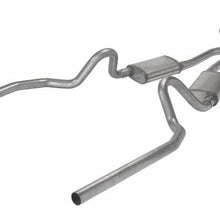 Pypes Crossmember Back w/X-Pipe Exhaust System 78-88 GM G-Body SS Split Rear Dual Exit 2.5 intermediate And Tail Pipe Hardware Incl Muffler And Tip Not Incl Catalytic Converter Incl Pypes Exhaust - SGG912E