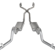 Pypes Crossmember Back w/H-Pipe Exhaust System 78-88 EL Camino Exc SS Split Rear Dual Exit 2.5 in Intermediate And Tail Pipe Turbo Pro Muffler/Hardware Incl Tip Not Incl Catalytic Converter Incl Pypes Exhaust - SGG940TE
