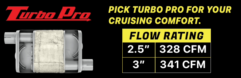Pypes 1975-1987 GM Truck 2.5 Inch Crossmember Back With H-Bomb H-Pipe Exhaust System Includes Catalytic Converters 409 Stainless Turbo Pro Mufflers - SGT978TE