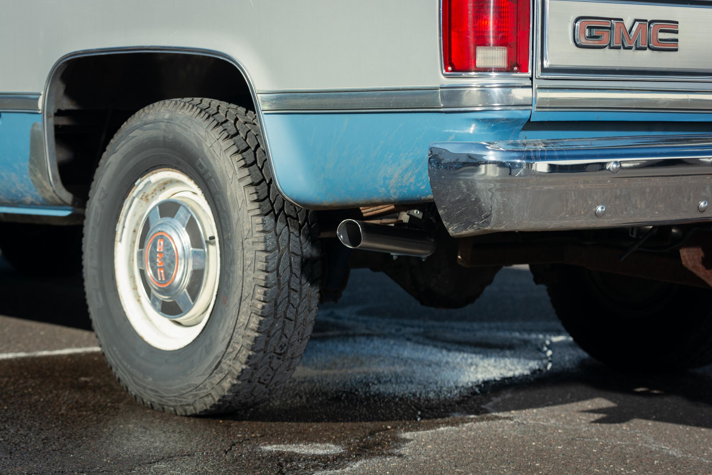 Pypes 1975-1987 GM Truck 2.5 Inch Crossmember Back With H-Bomb H-Pipe Exhaust System Includes Catalytic Converters 409 Stainless Turbo Pro Mufflers - SGT978TE