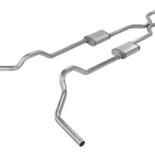 Pypes 1975-1987 GM Truck 2.5 Inch Crossmember Back With H-Bomb H-Pipe Exhaust System Includes Catalytic Converters 409 Stainless Turbo Pro Mufflers - SGT978TE