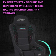 PRP Seats Shreddy Edition Podium Suspension Seat Cracked Black - SHRDYA9101-05