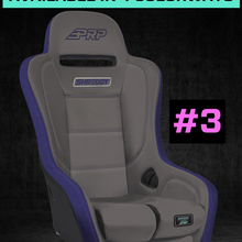 PRP Seats Shreddy Edition Podium Suspension Seat Cracked Black - SHRDYA9101-05