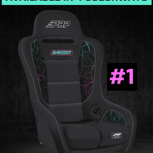 PRP Seats Shreddy Edition Podium Suspension Seat Cracked Black - SHRDYA9101-05