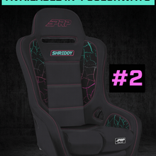 PRP Seats Shreddy Edition Podium Suspension Seat Cracked Black - SHRDYA9101-05