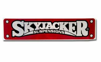 Skyjacker Skyjacker Link Decal Brushed Chrome 2 Inch X 9 Inch - SKY-DECAL