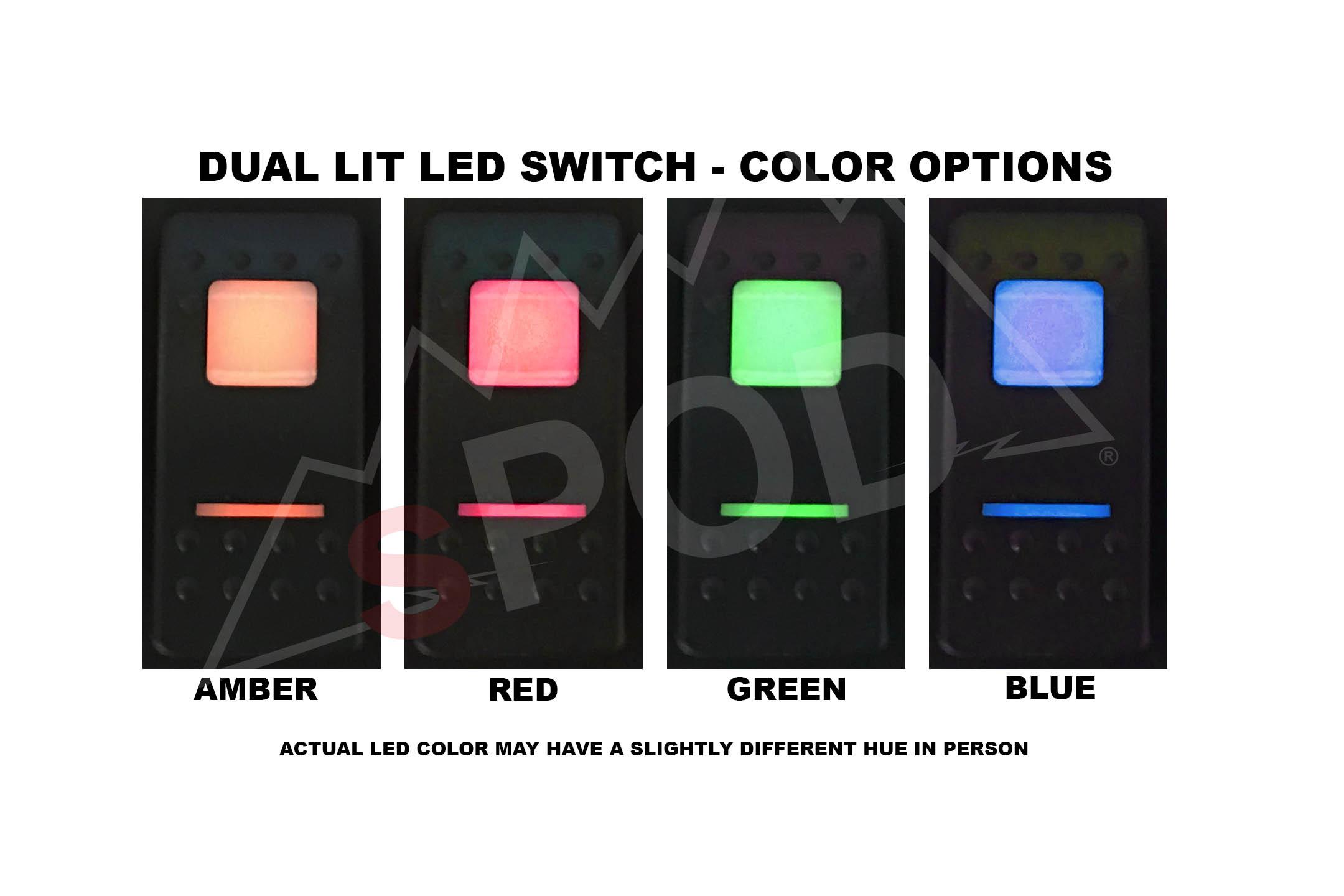 sPOD SourceLT w/ Opening (2 1/16 Inch) for AeroForce Gauge and Green LED Switch Panel for JK 2009-2018 (2009-2018 Wrangler, Wrangler JK) - SLAF0918JKG