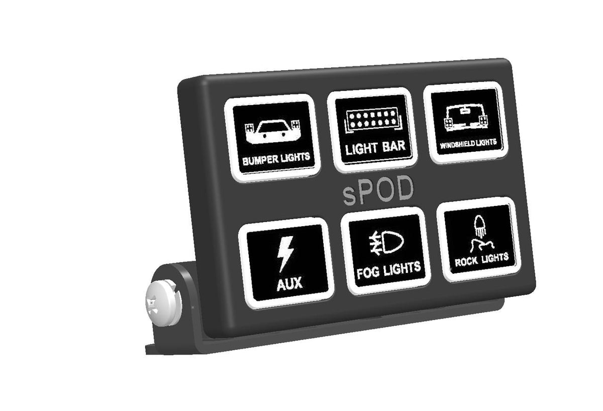 sPOD SourceLT w/ Mini6 for Universal w/ 84 Inch Battery Cables sPods - SLM6UNI84