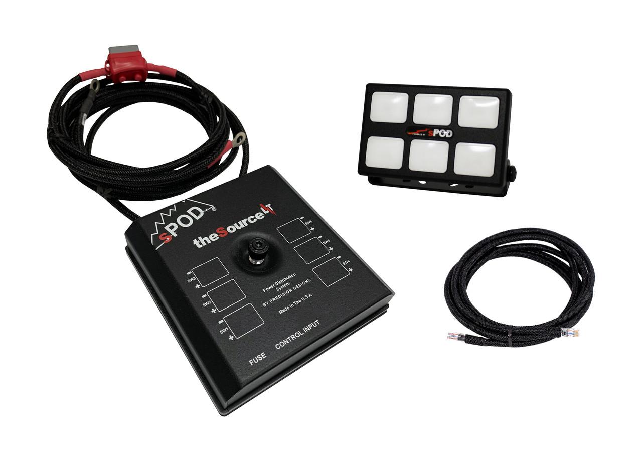 sPOD SourceLT w/ Mini6 for Universal w/ 84 Inch Battery Cables sPods - SLM6UNI84