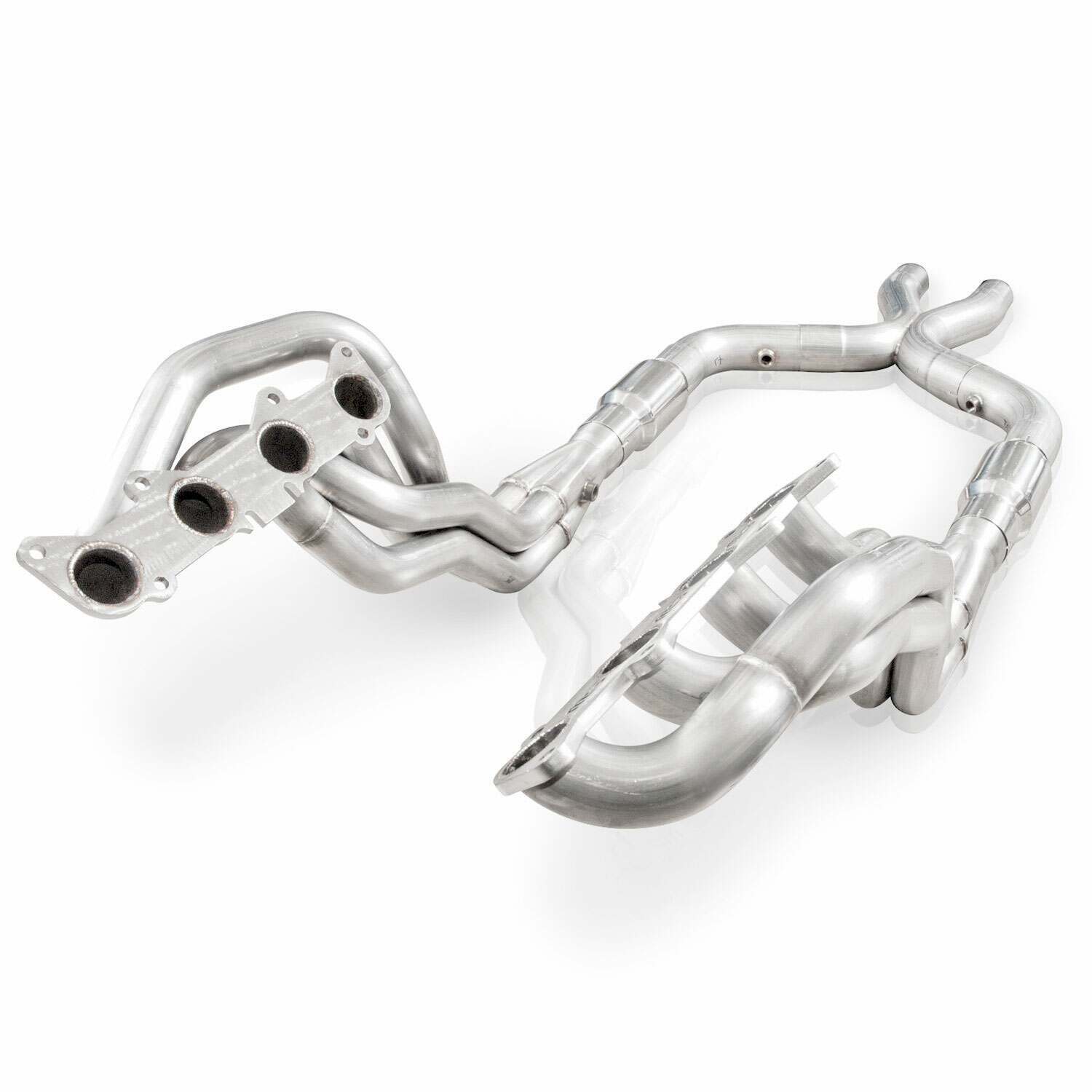Stainless Power 2011-2014 Mustang 5.0L 1-7/8" Longtube Headers and Catted X Pipe (Factory Connect)