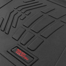 Rough Country Sure-Fit Floor Mats Front Over Hump Crew Silverado/Sierra 1500/2500HD/3500HD (19-26) (2019-2026 Silverado 1500, Sierra 1500, Sierra 3500 HD, Sierra 2500 HD, Silverado 2500 HD, Silverado 3500 HD, Silverado 1500 LTD, Sierra 1500 Limited) - SM2