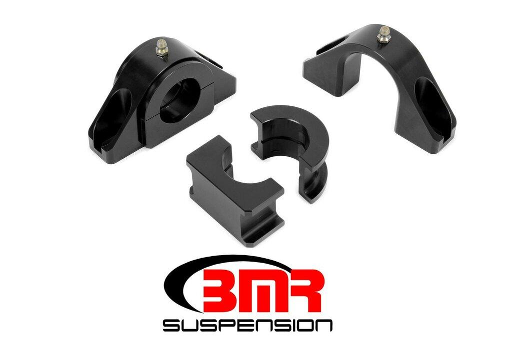 BMR SMK013 2005-2014 Mustang Sway Bar Mount, Billet Alum Mount, 1.375" Delrin Bushing (Black)