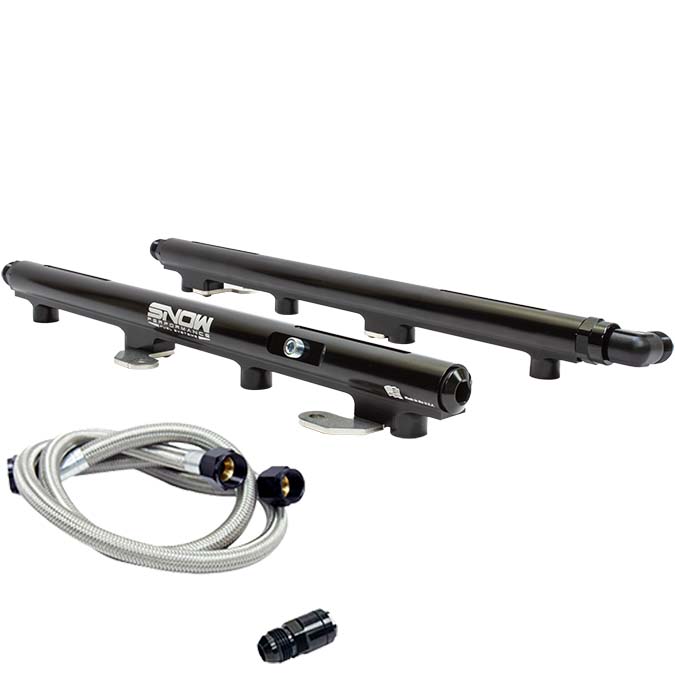 Snow Performance Billet Fuel Rail Kit, 2005+ 6.4L Hemi, Factory Hookup - SNF-36411F