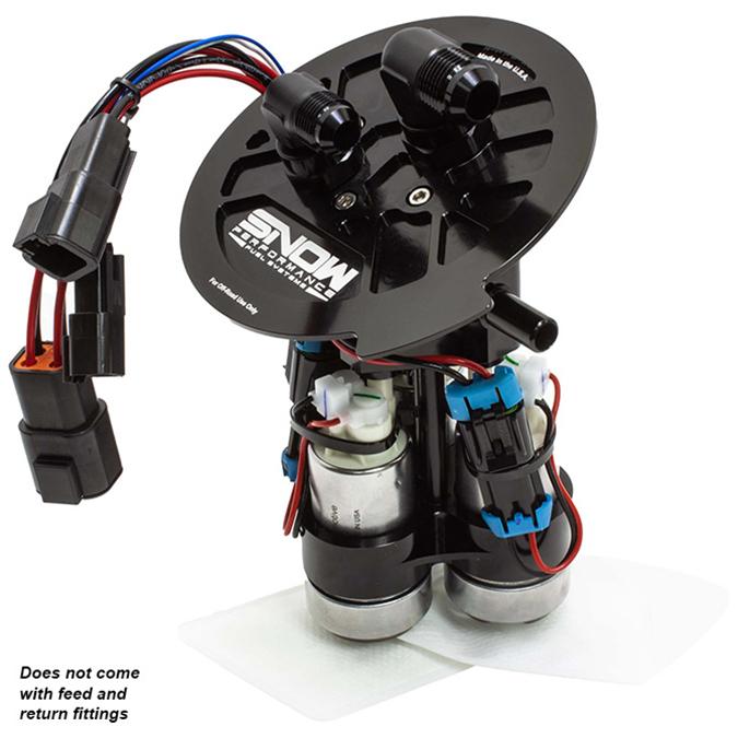 Snow Performance Billet Fuel Hat - Duel Pump - Streetable (2011+  Mustang 5.0L) - SNF-52601