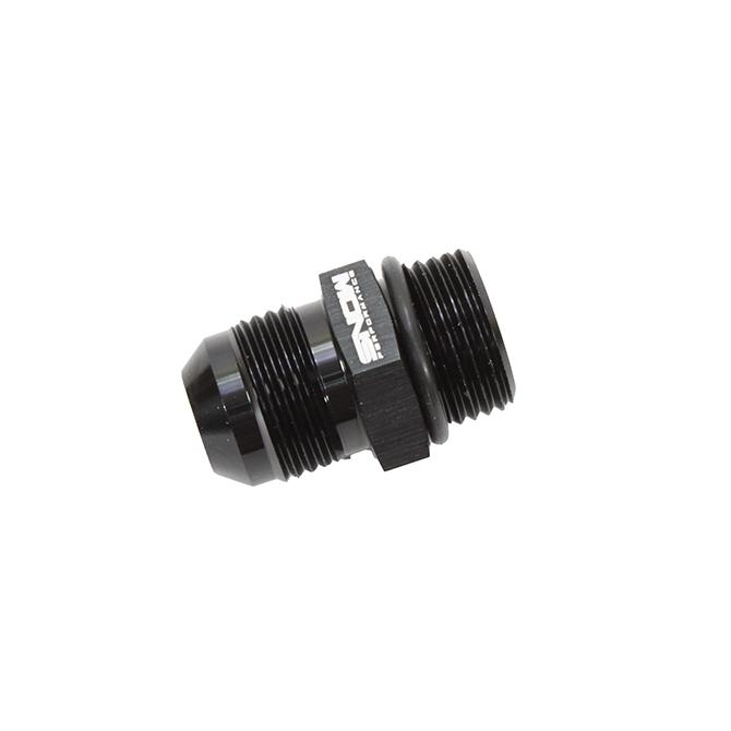 Snow Performance 12 Orb To -12 An Straight Fitting (Black) - SNF-61210