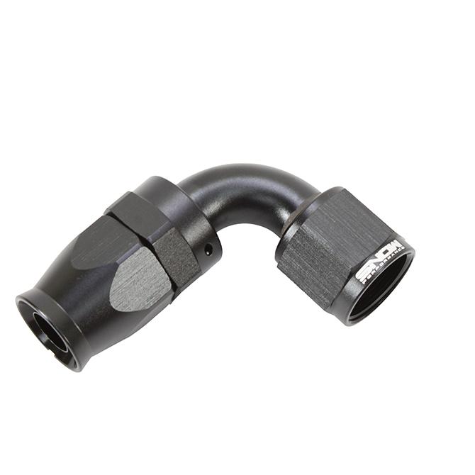 Snow Performance -10 AN 90 Degree Ptfe Hose End (Black) - SNF-60190
