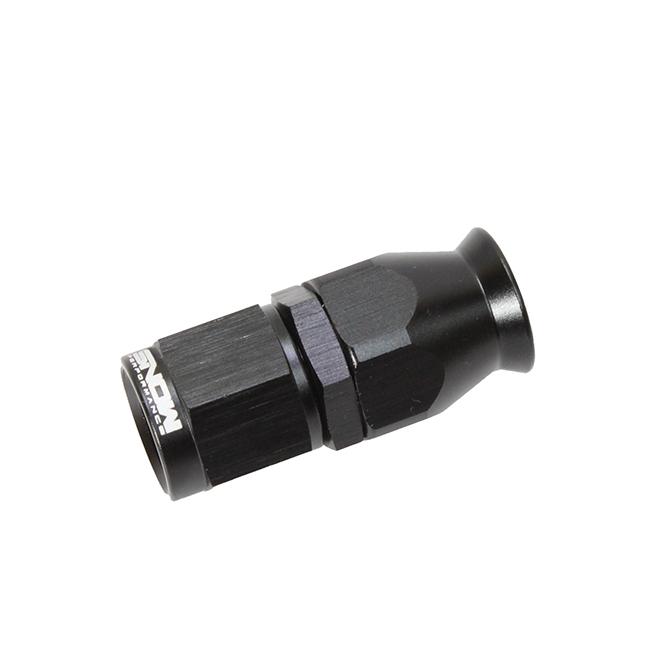 Snow Performance -6 AN Straight Ptfe Hose End (Black) - SNF-60600