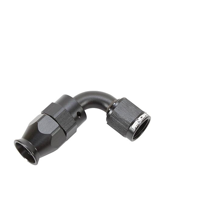 Snow Performance -6 AN 90 Degree Ptfe Hose End (Black) - SNF-60690