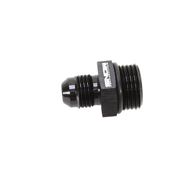 Snow Performance -8 Orb To -6 AN Straight Fitting (Black) - SNF-60806