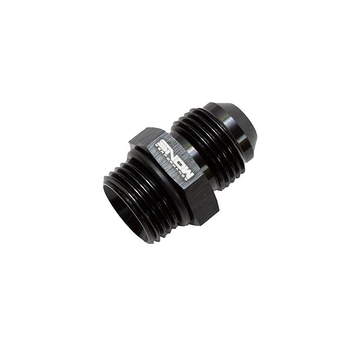 Snow Performance -8 Orb To -8 AN Straight Fitting (Black) - SNF-60808