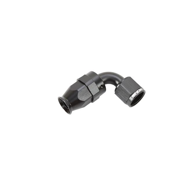 Snow Performance -8 AN 90 Degree Ptfe Hose End (Black) - SNF-60890